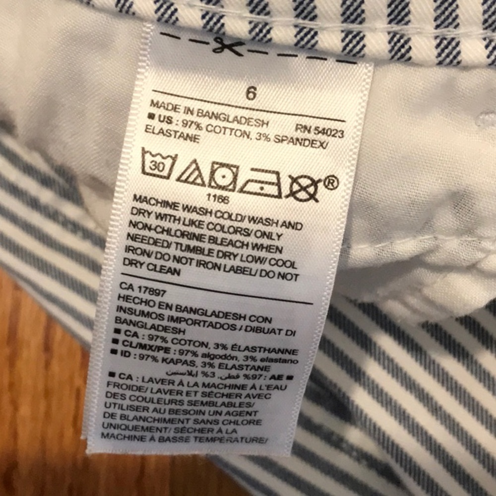 Old Navy Pixie~Striped Cropped~ - image 7
